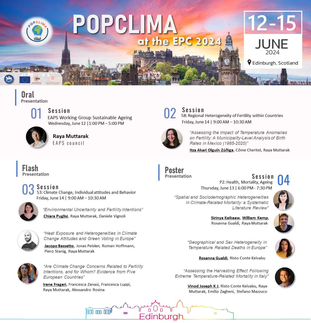 POPCLIMA at the EPC 2024